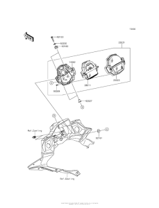 KLE650 Приборы