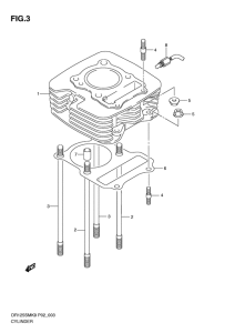 DR125 Цилиндр