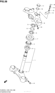 DL650 (ABS) Траверса нижняя