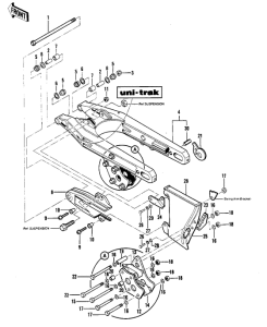  Swing arm / chain cover