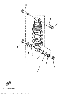 TZR250 Задняя подвеска