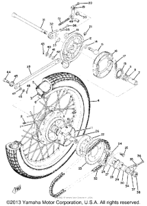 CS3C Переднее колесо