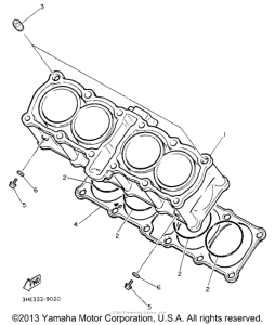 FZR600RBC Цилиндры