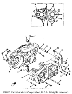 MX400B Картер двигателя