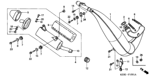 CR250R Глушитель