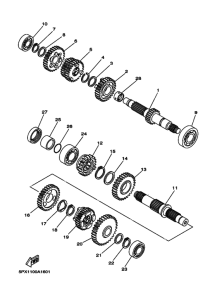 XV1700PC XV17PC XV17PCR Трансмиссия