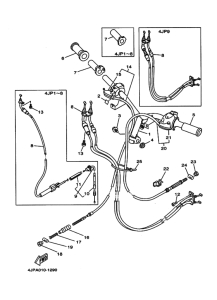 YJ50 ｽﾃｱﾘﾝｸﾞﾊﾝﾄﾞﾙ. ｹｰﾌﾞﾙ