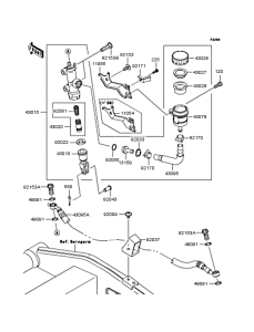 ZR1000 Задний торм цилиндр