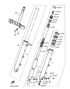 FZX750 Передняя вилка