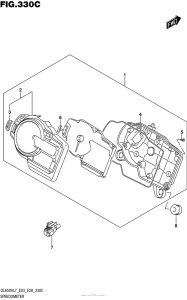 DL650X (ABS) Speedometer (Dl650Al7 E33)