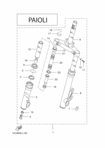 CW50 Вилка передней оси