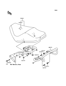VN800 Сиденье