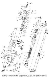 YG5T Передняя вилка
