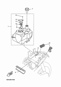 NS50F Топливный бак
