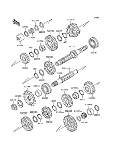 ZR1100 Трансмиссия