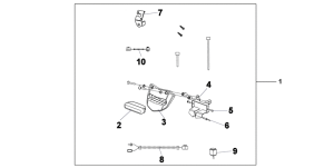 XL700V (ABS) Rear fog light