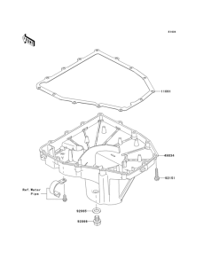 ZX600 Маслянный поддон