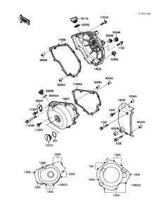 EL250 Крышки двигателя