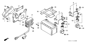NTV650 Аккумулятор