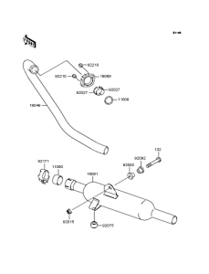 BJ250 Глушитель