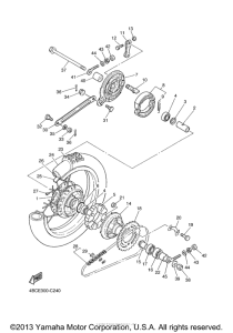 PW80S Переднее колесо