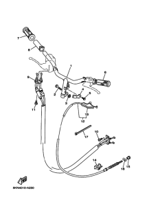 CV50R ｽﾃｱﾘﾝｸﾞﾊﾝﾄﾞﾙ. ｹｰﾌﾞﾙ