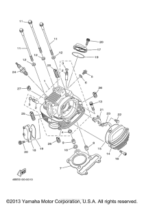 TTR225R Головка цилиндров
