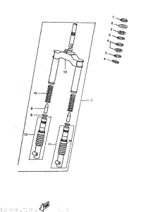CW50 Передняя вилка