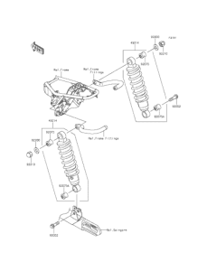 EJ800 サスペンション / ショックアブソーバ