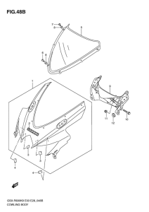 GSX-R600 Cowling body