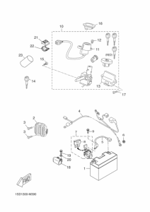 YP400R Электрика 1