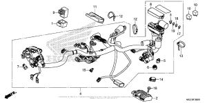 CB1100 (ABS) Жгут проводов