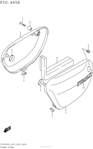 TU250 Обтекатель рамы