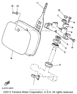 YZ125U Управление