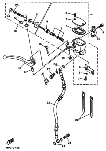 XJ400S ﾌﾛﾝﾄﾏｽﾀｼﾘﾝﾀﾞ