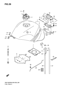 GSX1300R Tank fuel