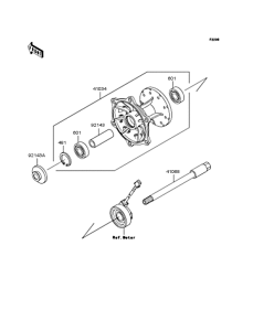  Переднее колесо