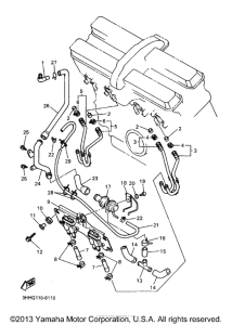 FZR600RJ Emission control device