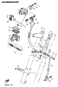SR500 V. hauptbremszylinder