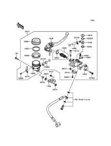 ZX636 Главный тормозной цилиндр