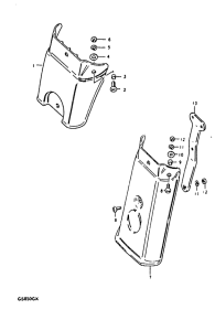 GS850 Заднее крыло extension