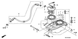 NSA700 Топливный насос