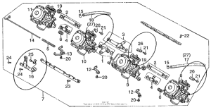 CB400F Карбюратор