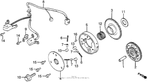 VF1100S Pulse generator + starter clutch