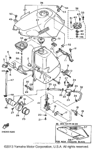 FZR600AC Топливный бак