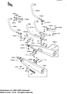 KZ1100 Глушитель