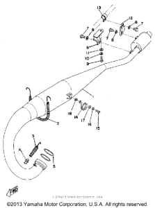 YZ360A Выхлопная система