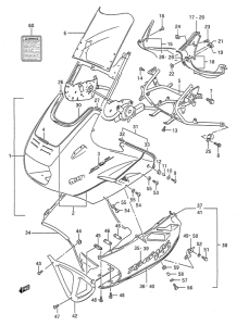 GSX1100 Cowling comp