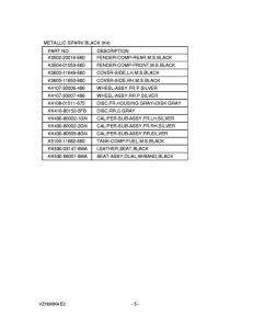 VZ1600 Catalog preface