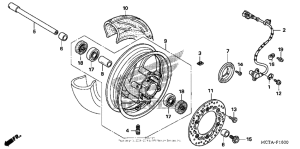 FSC600 (ABS) Переднее колесо